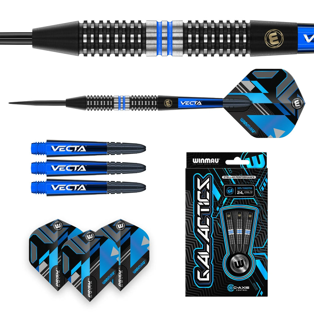 WINMAU - Galactics Darts - 90% TUNGSTEN - 24g