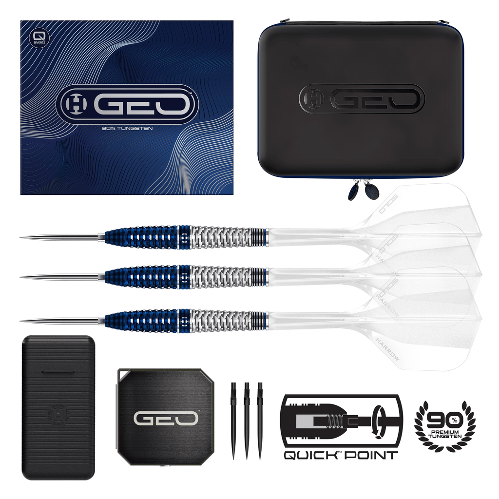 HARROWS - 24g Geo 02 Quick Point Darts - 90% Tungsten