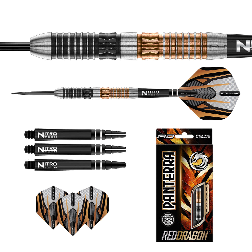 RED DRAGON - Panterra Darts - 90% Tungsten - 22g
