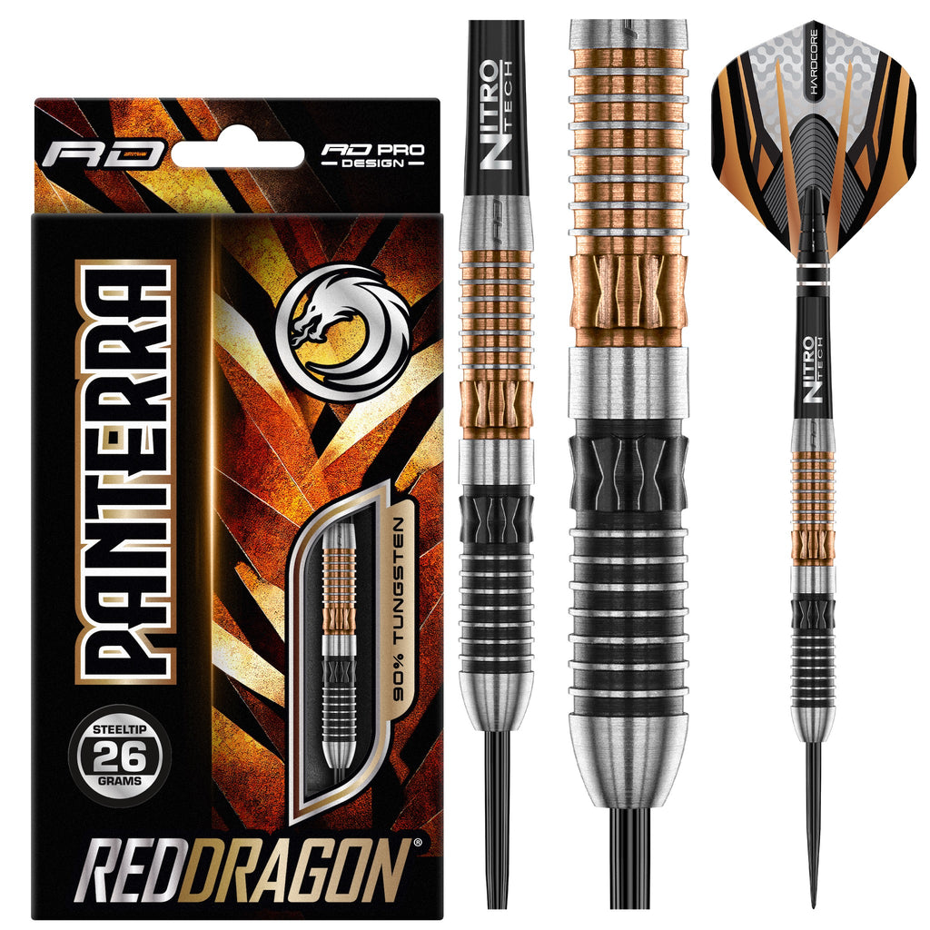 RED DRAGON - Panterra Darts - 90% Tungsten - 26g