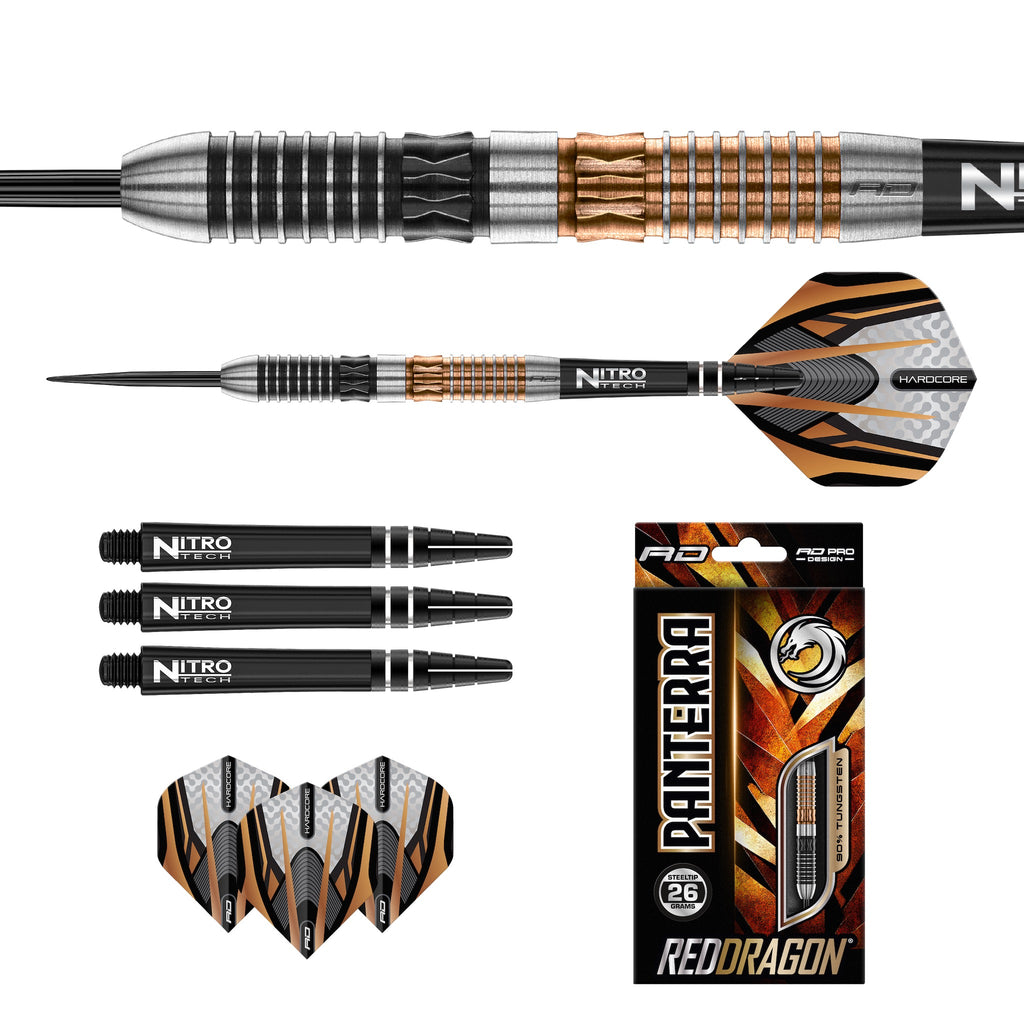 RED DRAGON - Panterra Darts - 90% Tungsten - 26g