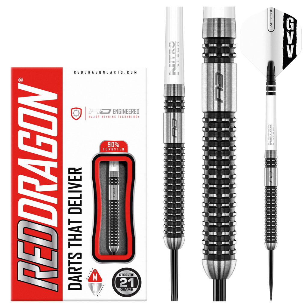 RED DRAGON - Gian van Veen Axis SE Darts - 90% Tungsten - 21g