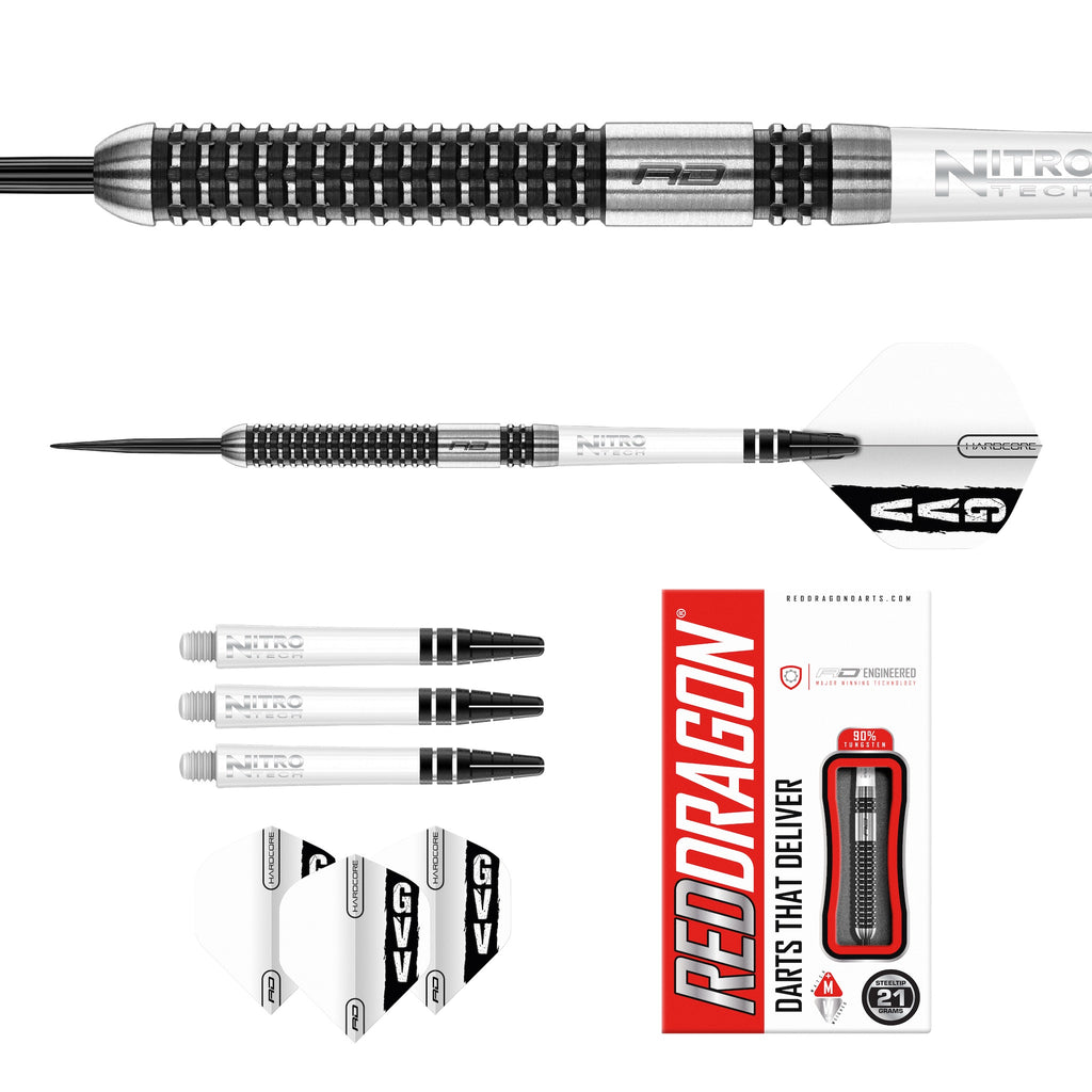 RED DRAGON - Gian van Veen Axis SE Darts - 90% Tungsten - 21g