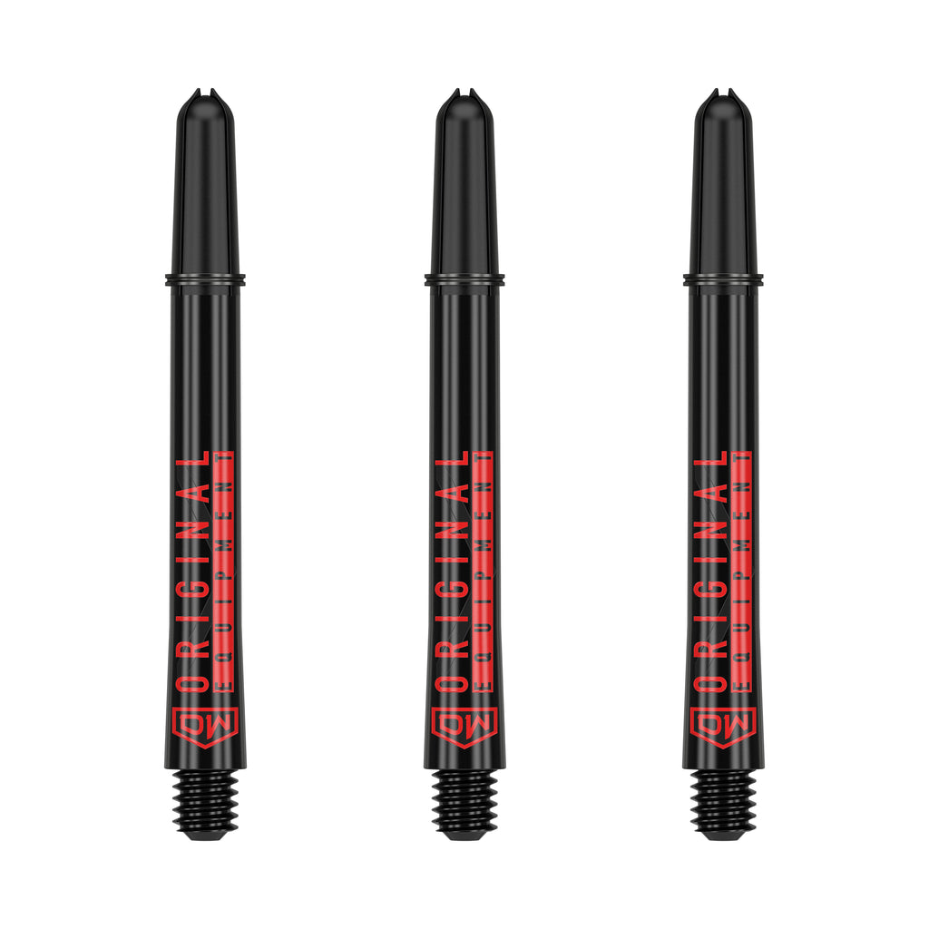 DART WORLD - Clinch Darts Shafts 3PK - BLACK