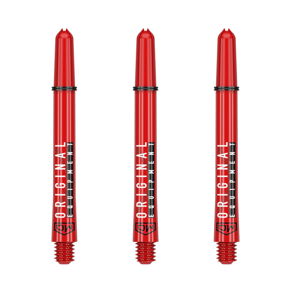 DART WORLD - Clinch Darts Shafts 3PK - RED