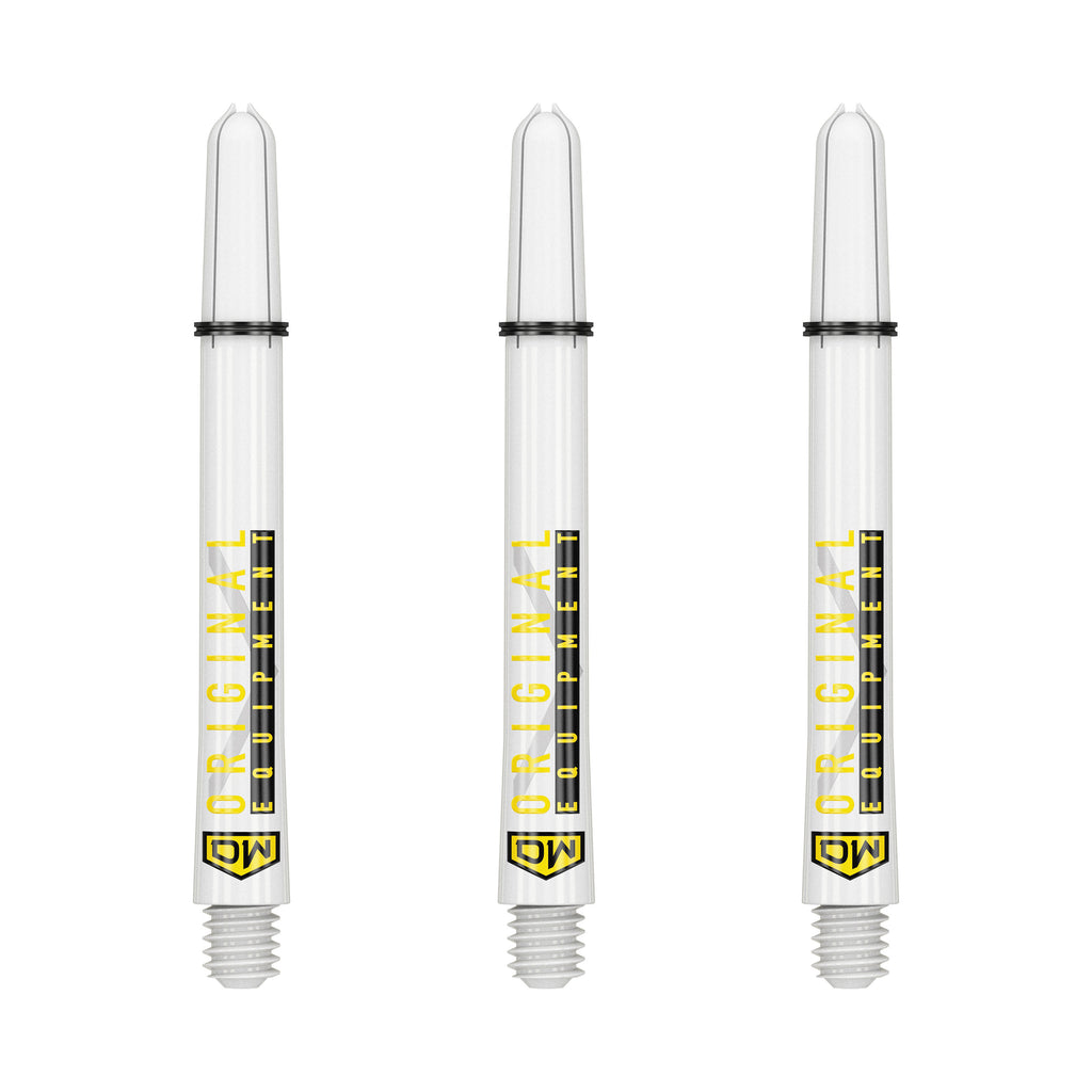 DART WORLD - Clinch Darts Shafts 3PK - WHITE