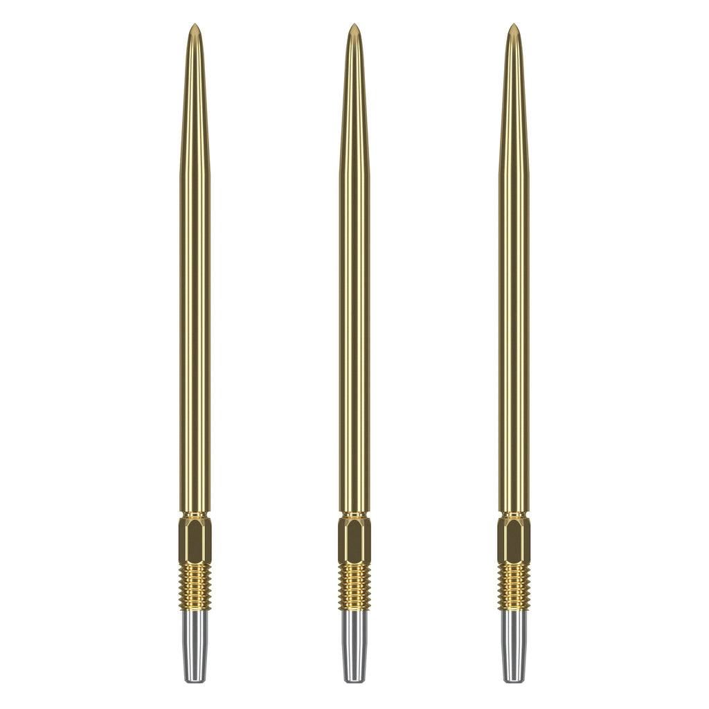TARGET Swiss SMOOTH POINT Dart Points - Gold 40mm