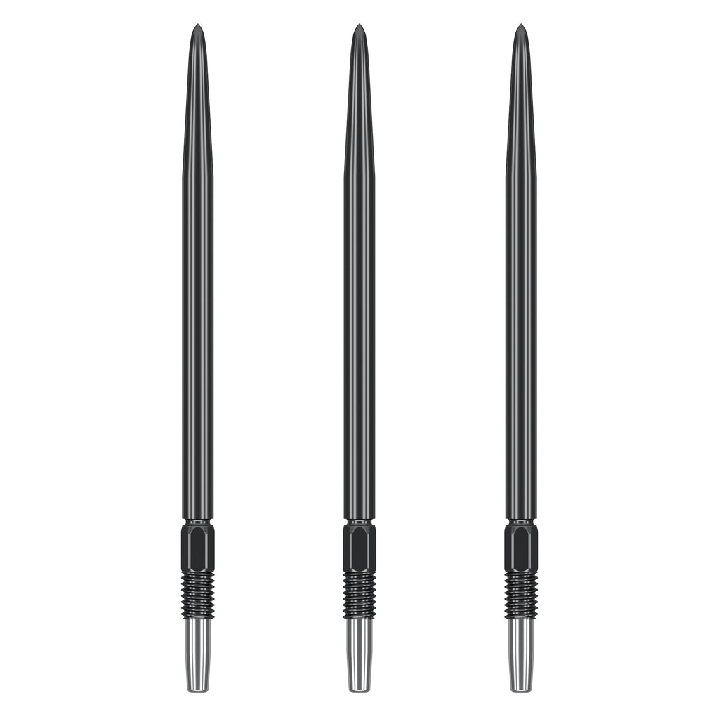 TARGET Swiss Black Dart Points 26mm, 30mm, 35mm, 40mm