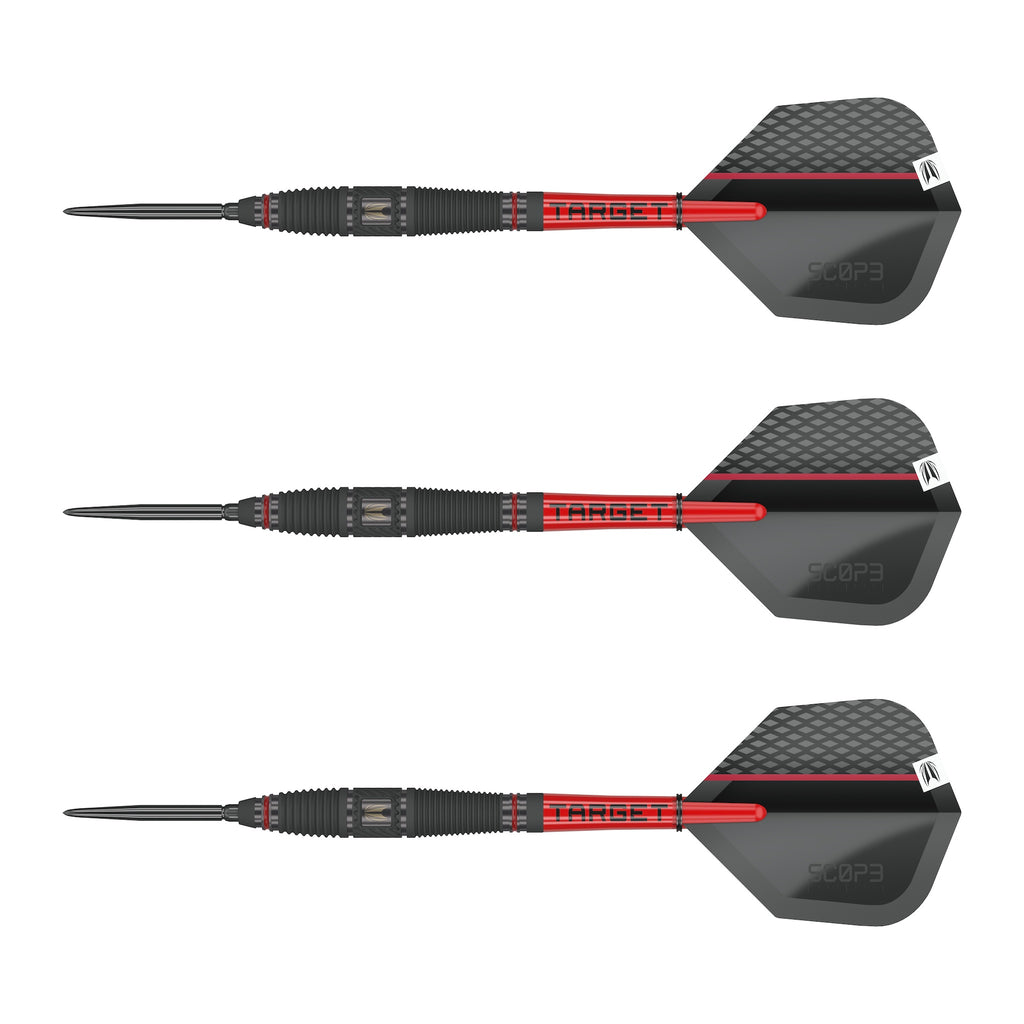 TARGET - Scope SP03 Swiss Point Steel Tip Darts - 90% Tungsten - 23g