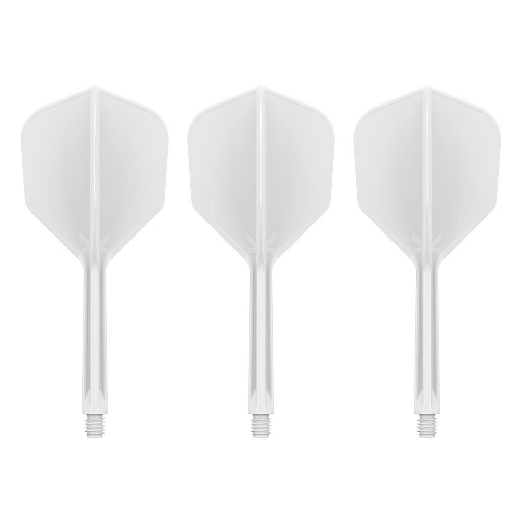 TARGET - K-FLEX All-In-One Moulded Flights NO6 Size - WHITE