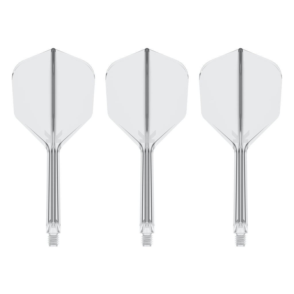 TARGET - K-FLEX All-In-One Moulded Flights NO6 Size - CLEAR