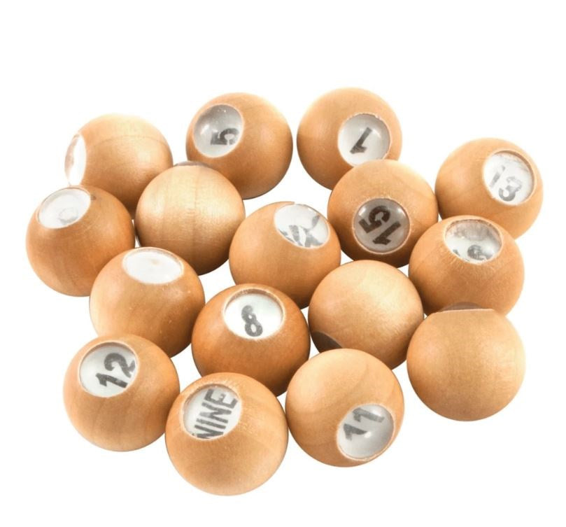FORMULA SPORTS - Wood Kelly Pool Marbles