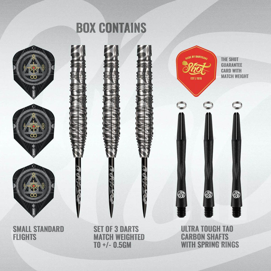SHOT - 28g - Alchemy Runstel - 90% Tungsten - Steel Tip Darts
