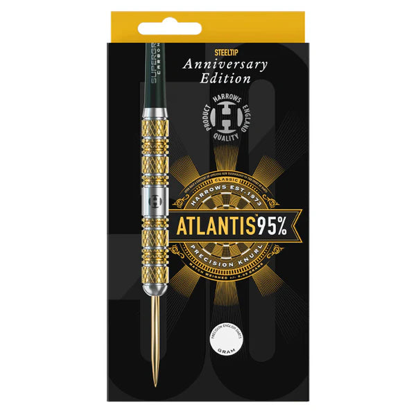 HARROWS - Atlantis ANNIVERSARY Darts - 95% Tungsten - 24g