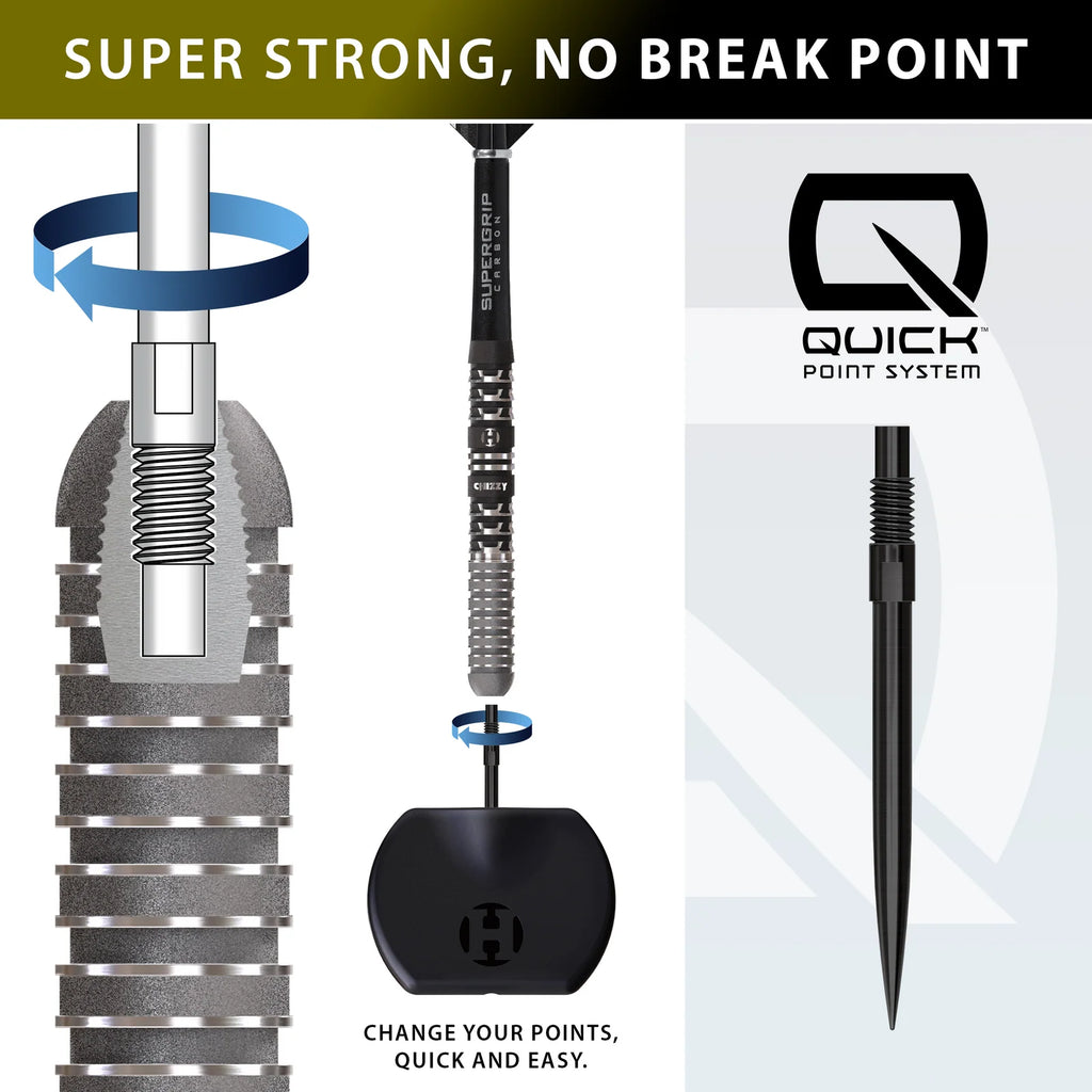 HARROWS - CHIZZY S4 QUICK POINTDarts - 90% Tungsten - 24g