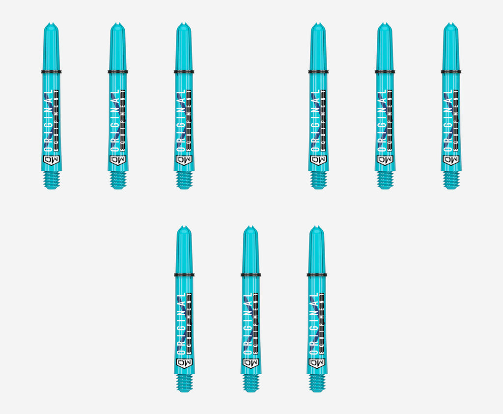 DART WORLD - Clinch Darts Shafts 3PK - TEAL