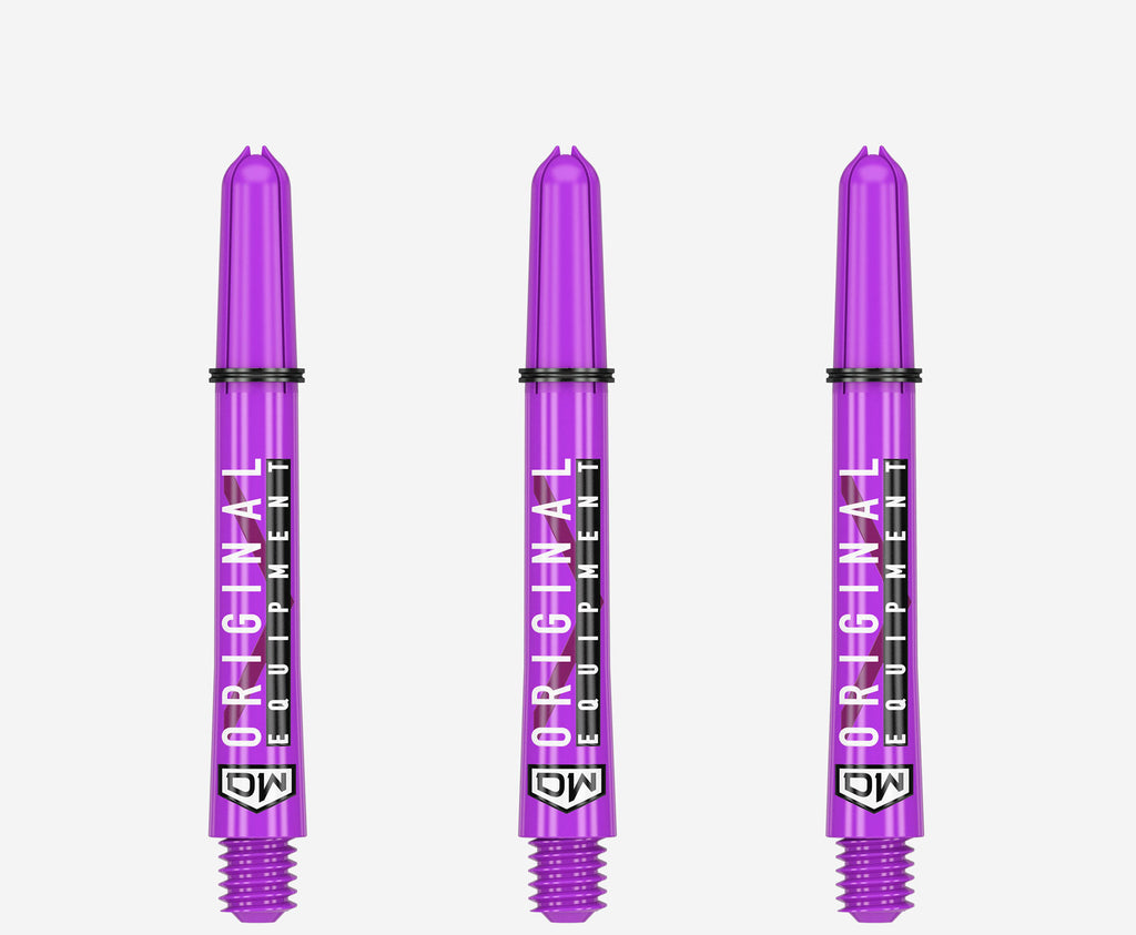DART WORLD - Clinch Darts Shafts 3PK - PURPLE