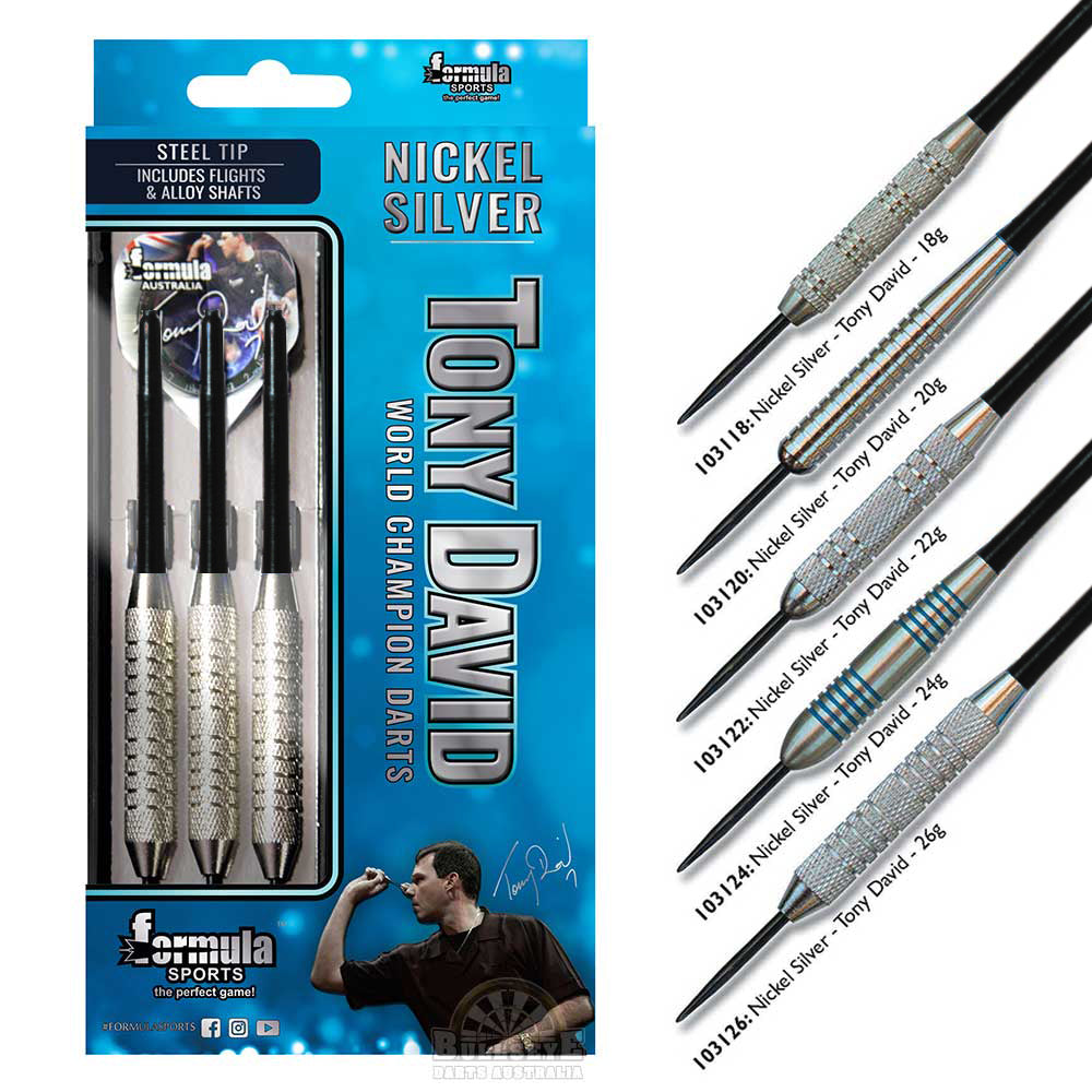 FORMULA - Tony David Nickel/Silver Darts 26g