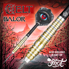 SHOT - Celt Balor Steel Tip Darts - 90% Tungsten - 23g