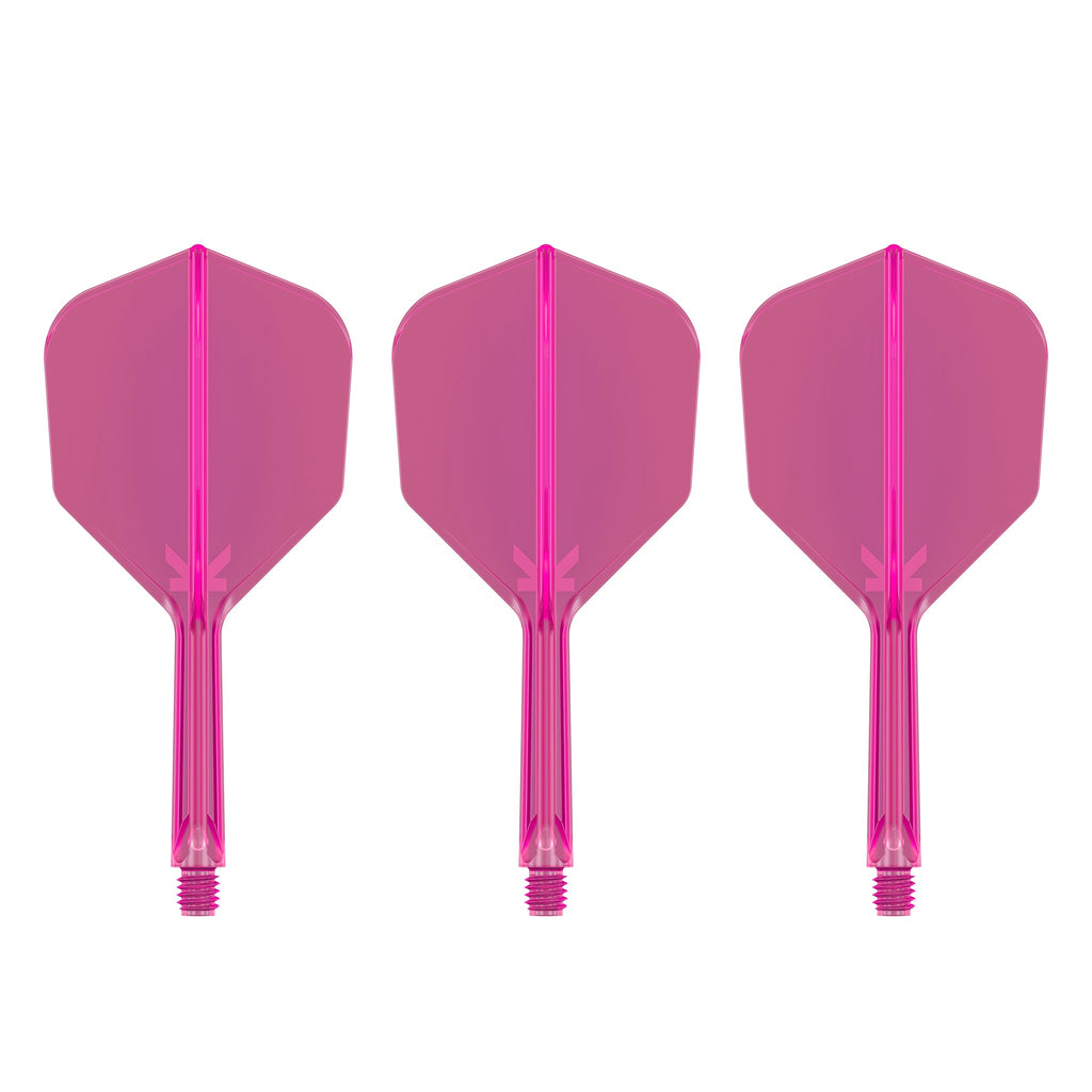 TARGET - K-FLEX All-In-One Moulded Flights NO6 Size - Neon Pink