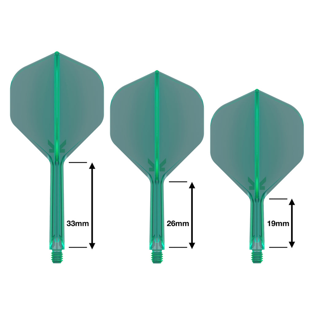 TARGET - K-FLEX All-In-One Moulded Flights NO2 Size - GREEN