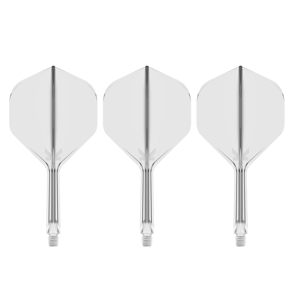 TARGET - K-FLEX All-In-One Moulded Flights NO2 Size - CLEAR