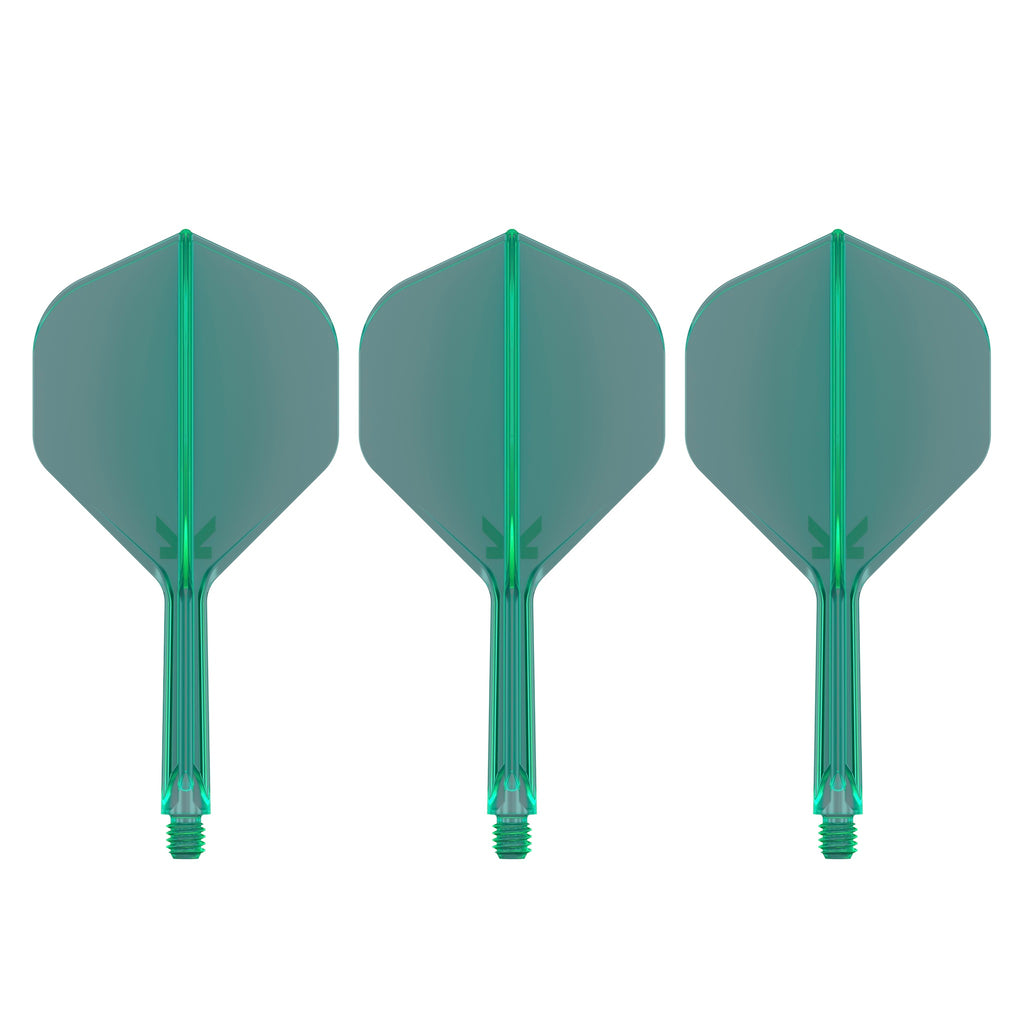 TARGET - K-FLEX All-In-One Moulded Flights NO2 Size - GREEN