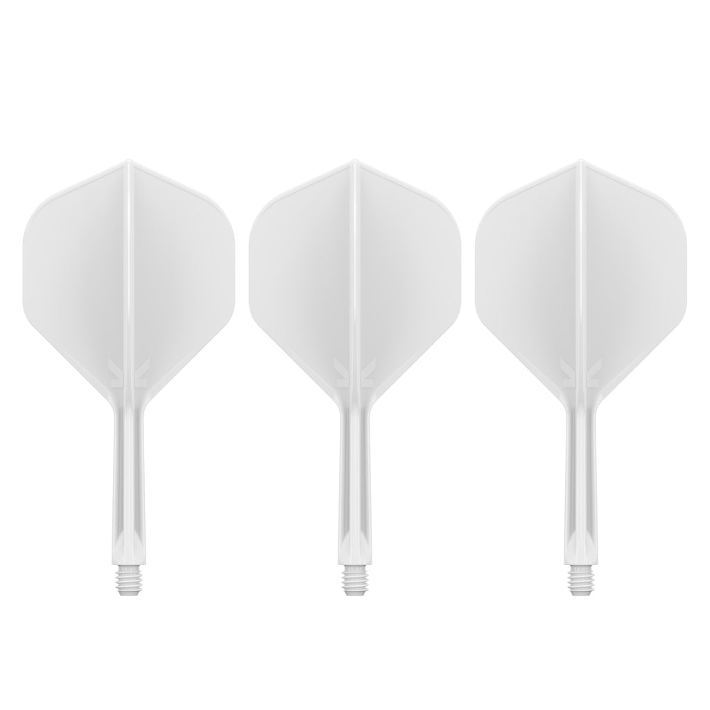 TARGET - K-FLEX All-In-One Moulded Flights NO2 Size - WHITE