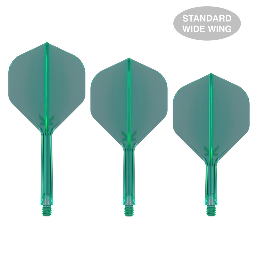TARGET - K-FLEX All-In-One Moulded Flights NO2 Size - GREEN