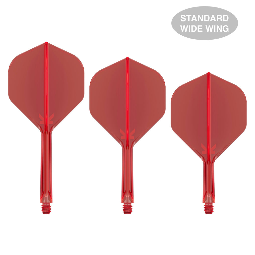 TARGET - K-FLEX All-In-One Moulded Flights NO2 Size - RED