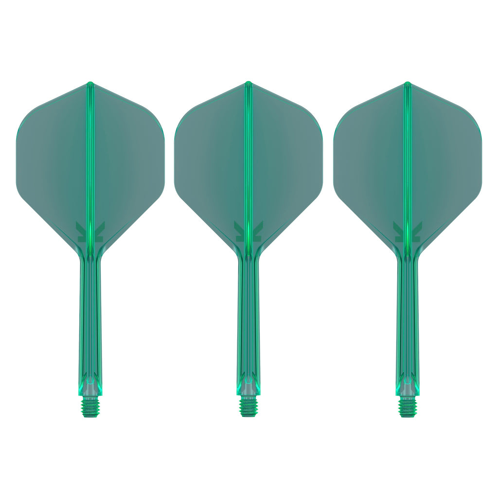 TARGET - K-FLEX All-In-One Moulded Flights NO2 Size - GREEN