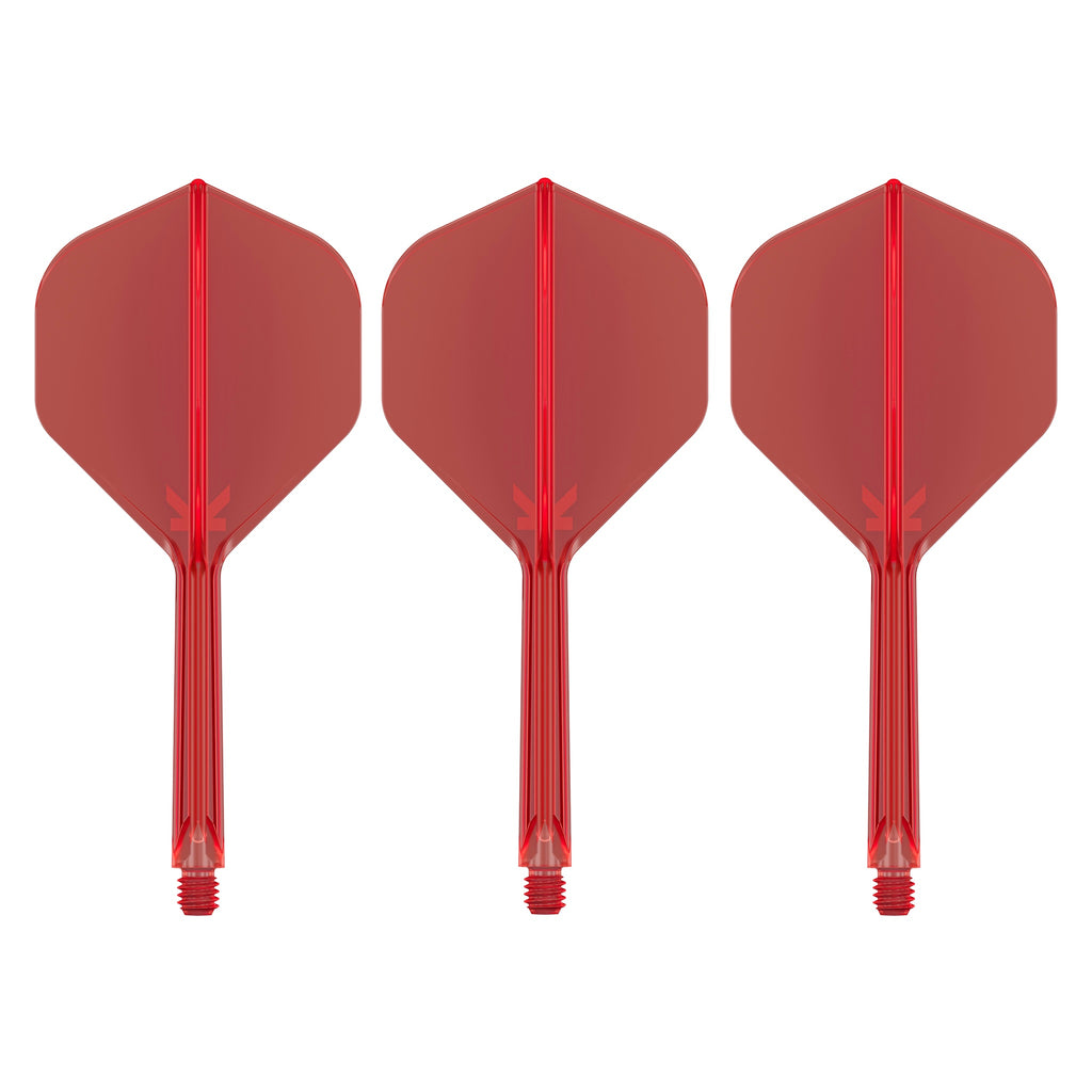 TARGET - K-FLEX All-In-One Moulded Flights NO2 Size - RED
