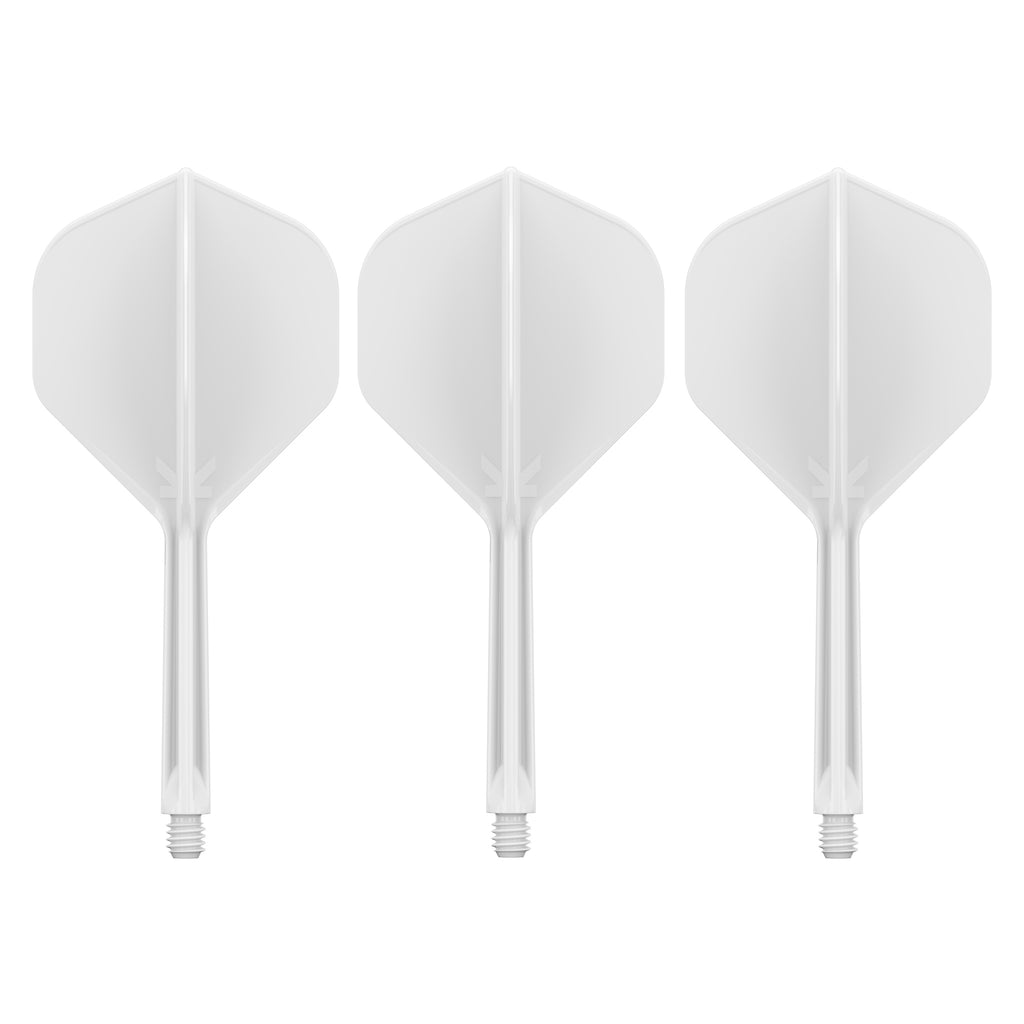 TARGET - K-FLEX All-In-One Moulded Flights NO2 Size - WHITE