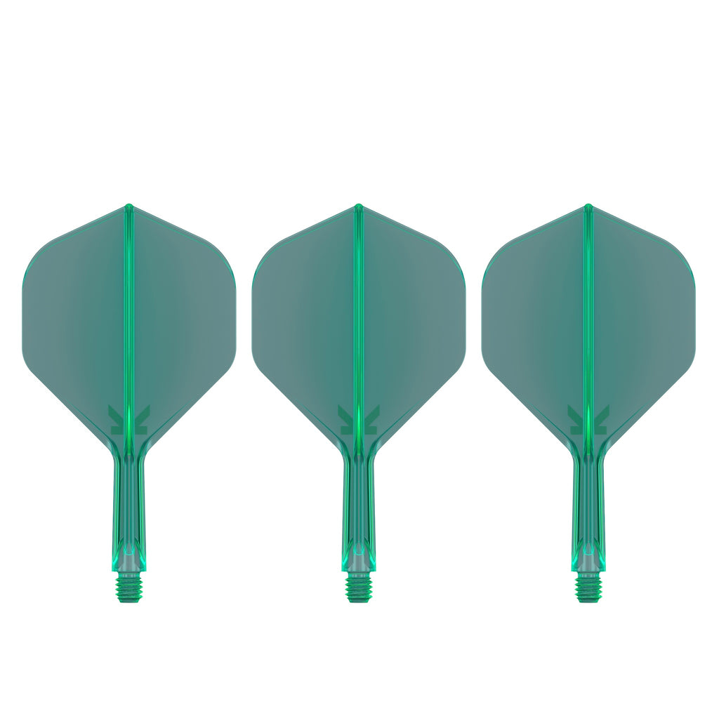 TARGET - K-FLEX All-In-One Moulded Flights NO2 Size - GREEN