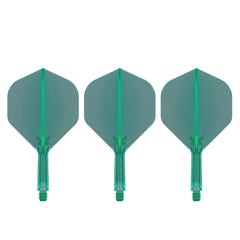 TARGET - K-FLEX All-In-One Moulded Flights NO2 Size - GREEN