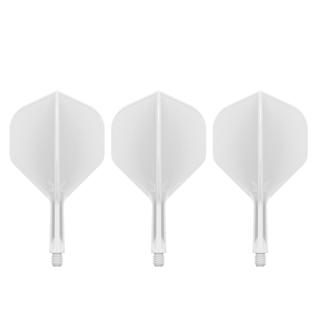 TARGET - K-FLEX All-In-One Moulded Flights NO2 Size - WHITE
