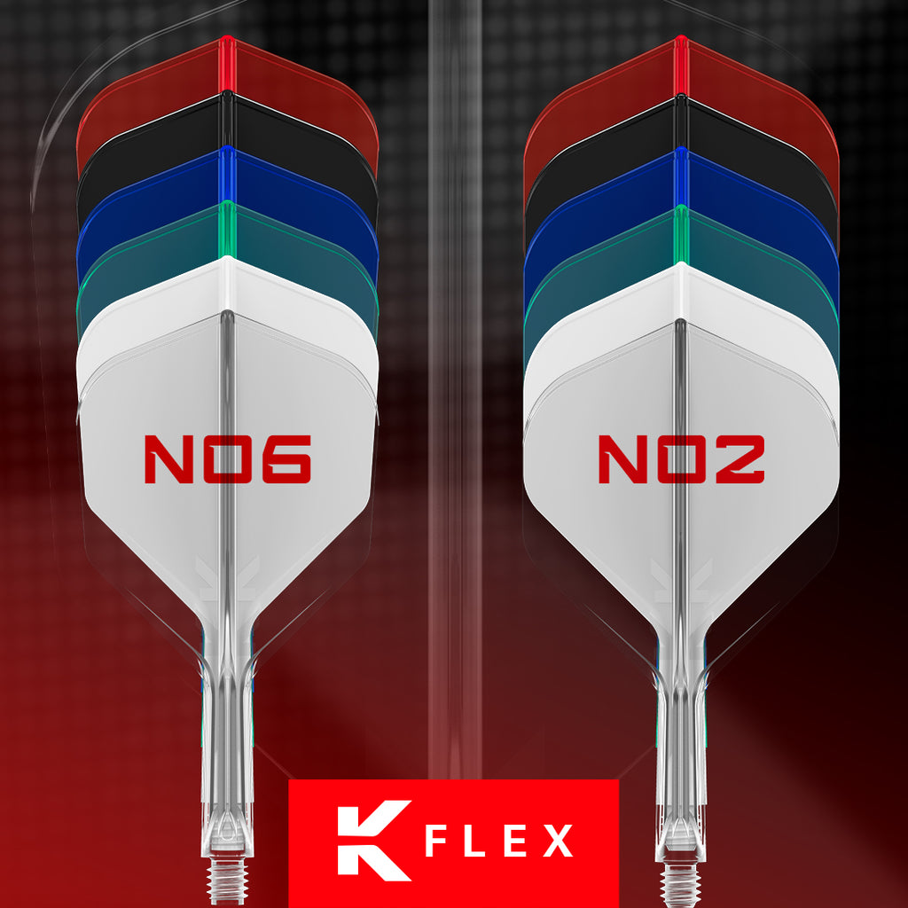 TARGET - K-FLEX All-In-One Moulded Flights NO2 Size - WHITE