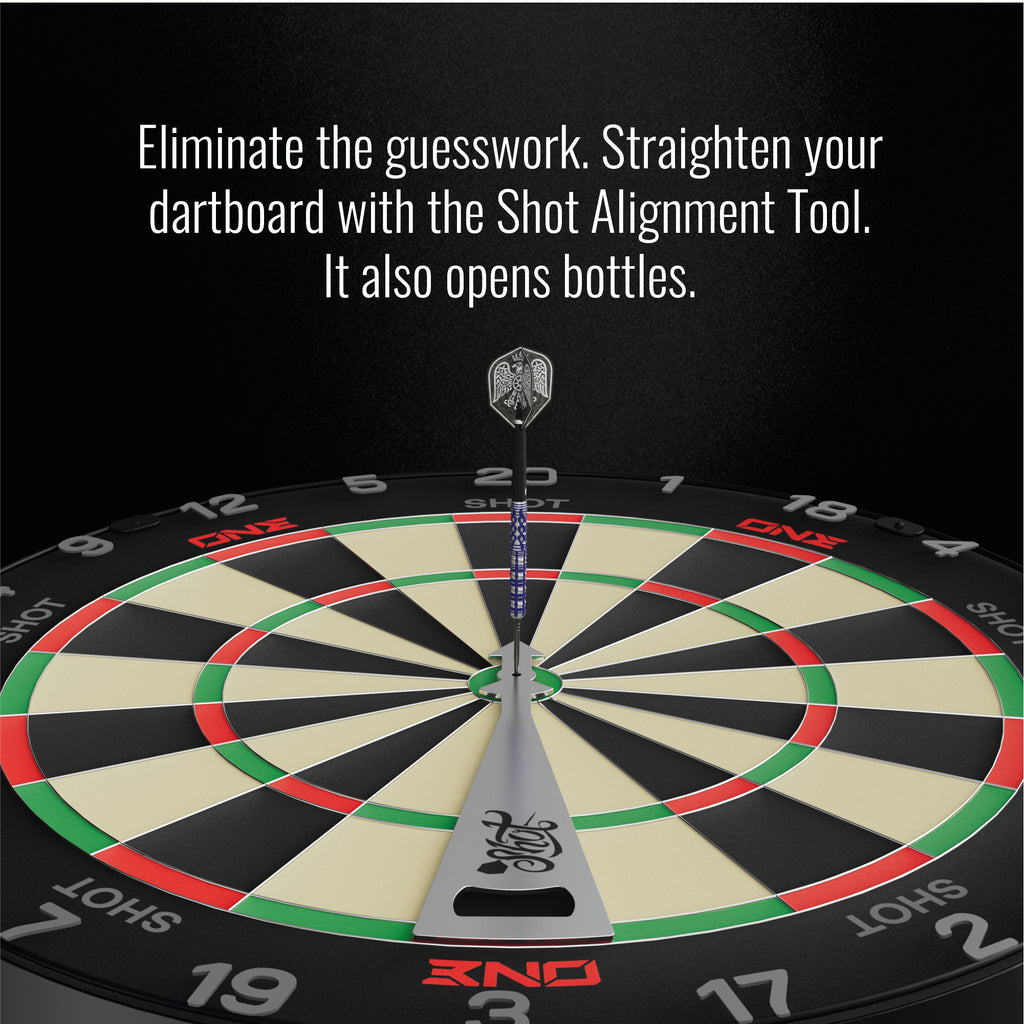SHOT - ONE Dartboard - Tournament Grade MGX Sisal