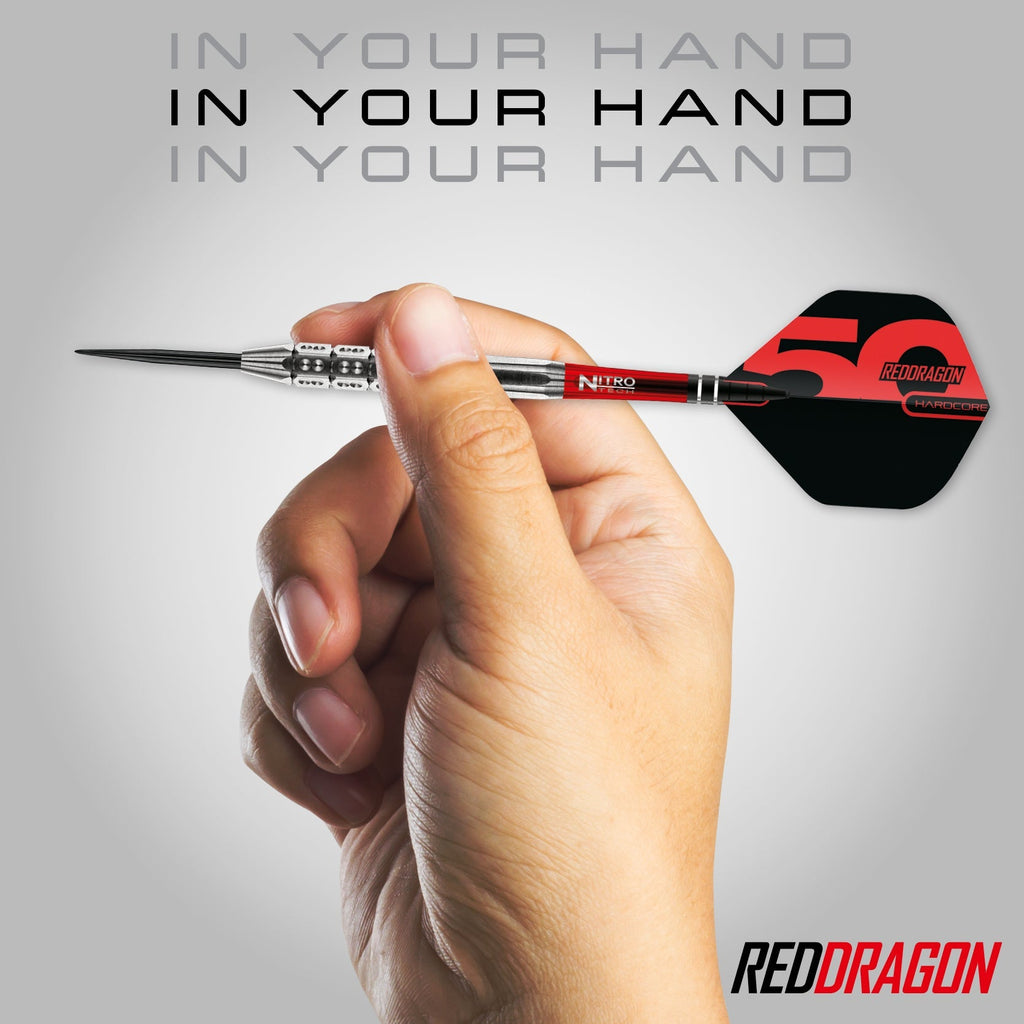 RED DRAGON - 25g Hexoset 3 Dart - 85% Tungsten