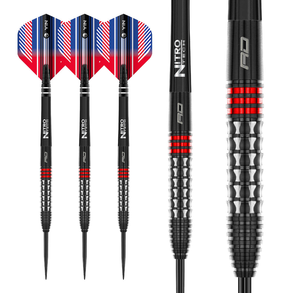 RED DRAGON - Vengeance Red Darts - 90% Tungsten - 24g