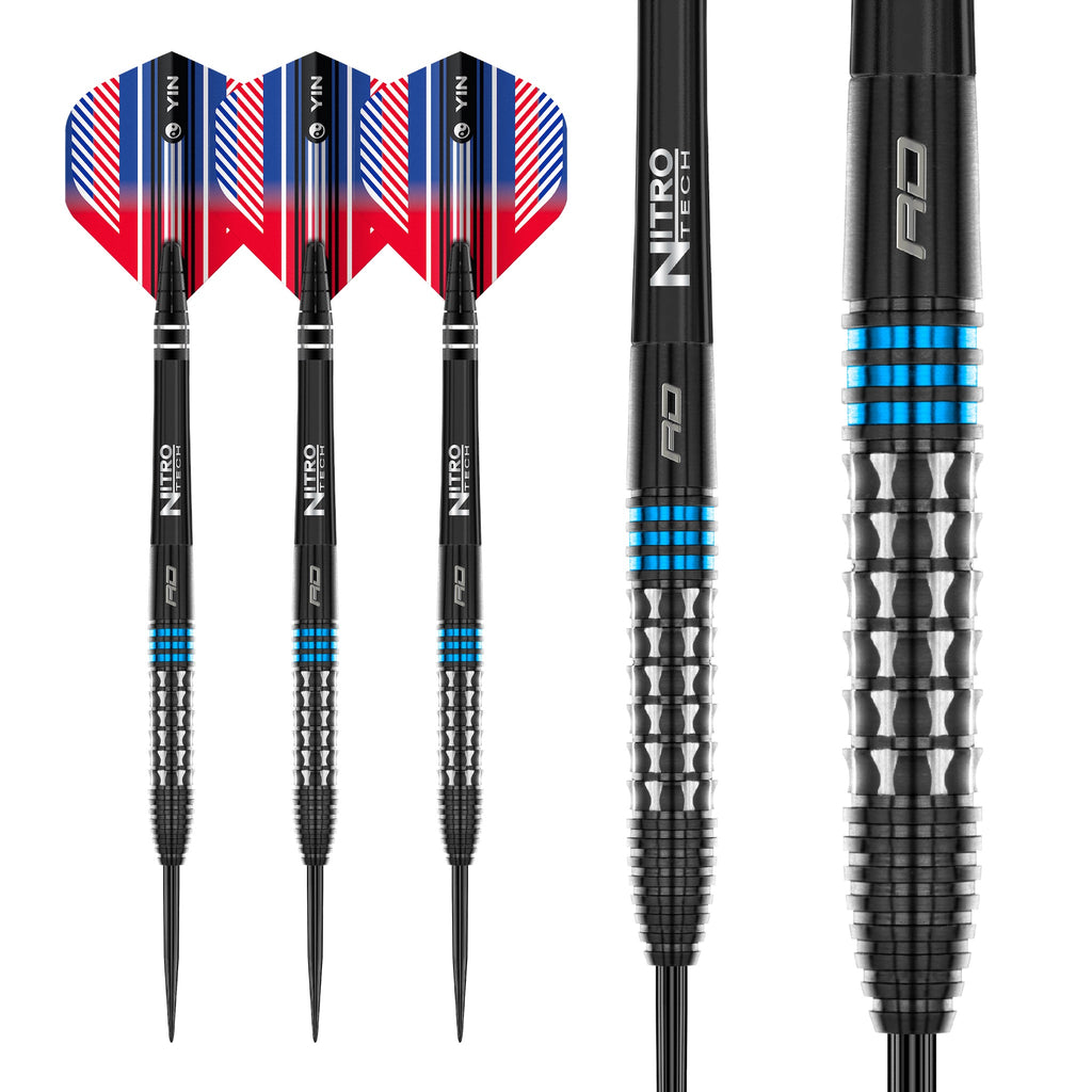 RED DRAGON - Vengeance Blue Darts - 90% Tungsten - 24g
