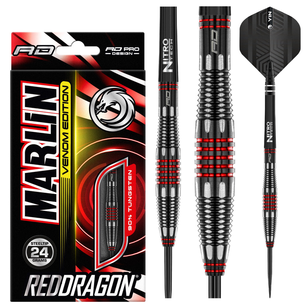 RED DRAGON - Marlin Venom Darts - 90% Tungsten - 24g