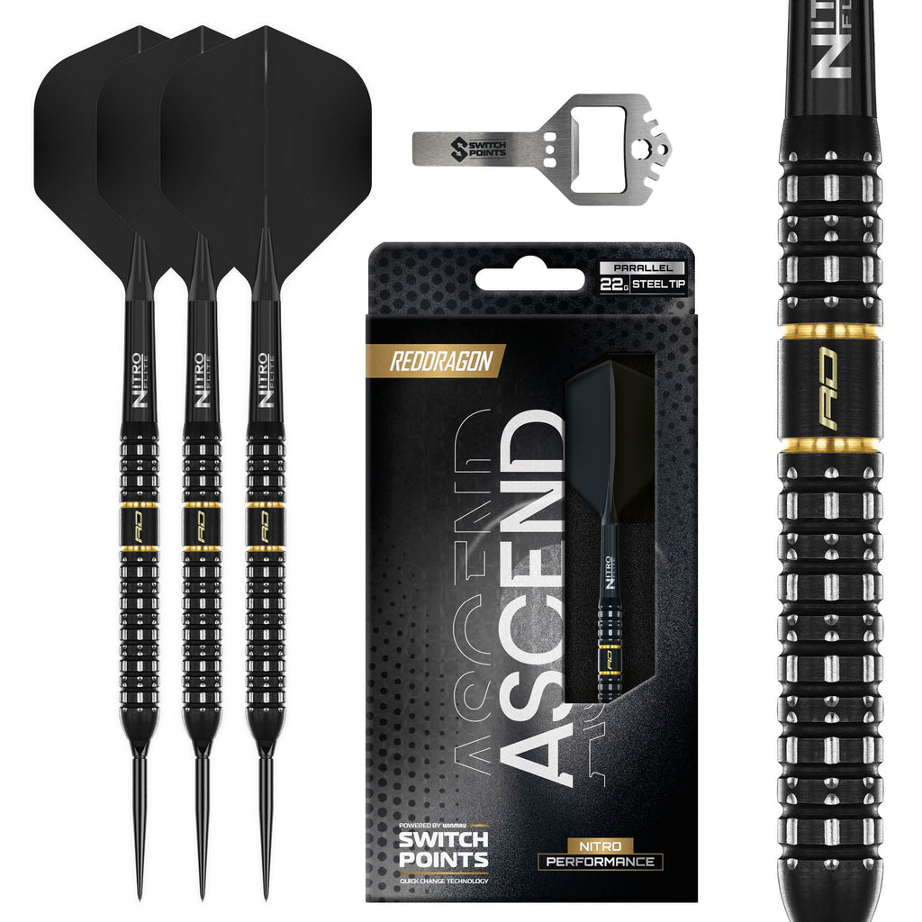RED DRAGON - 22g Ascend Switch Point Darts - 90% Tungsten