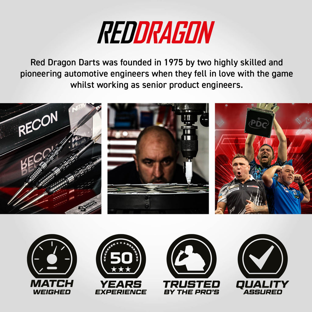 RED DRAGON - 24g Recon Switch Point Darts - 90% Tungsten