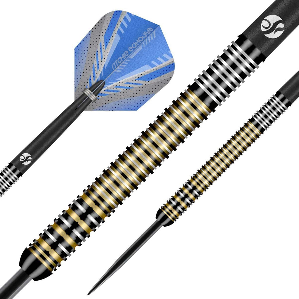 SHOT - 26g - Ritchie Edhouse Madhouse - 90% Tungsten - Steel Tip Darts