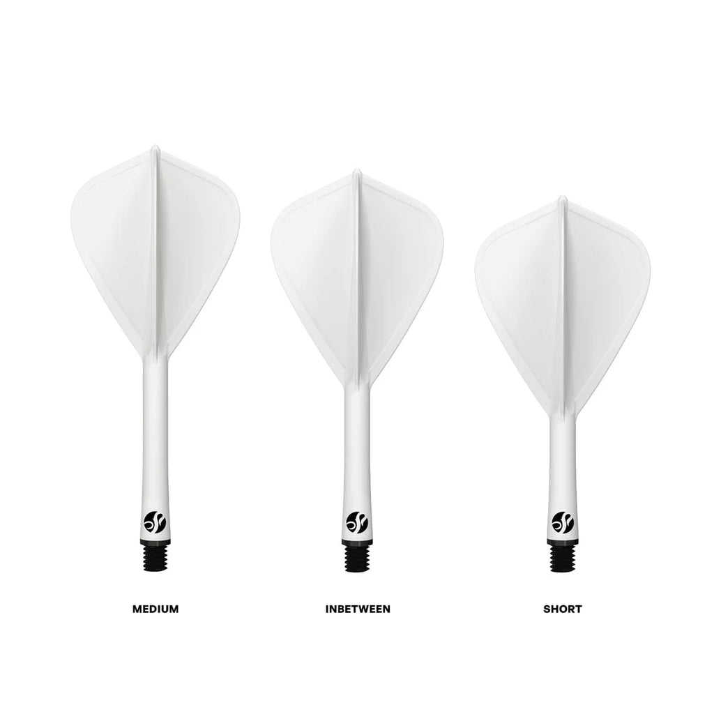 SHOT - FLIGHT DECK KITE - ONE PIECE Dart and Flight System - WHITE