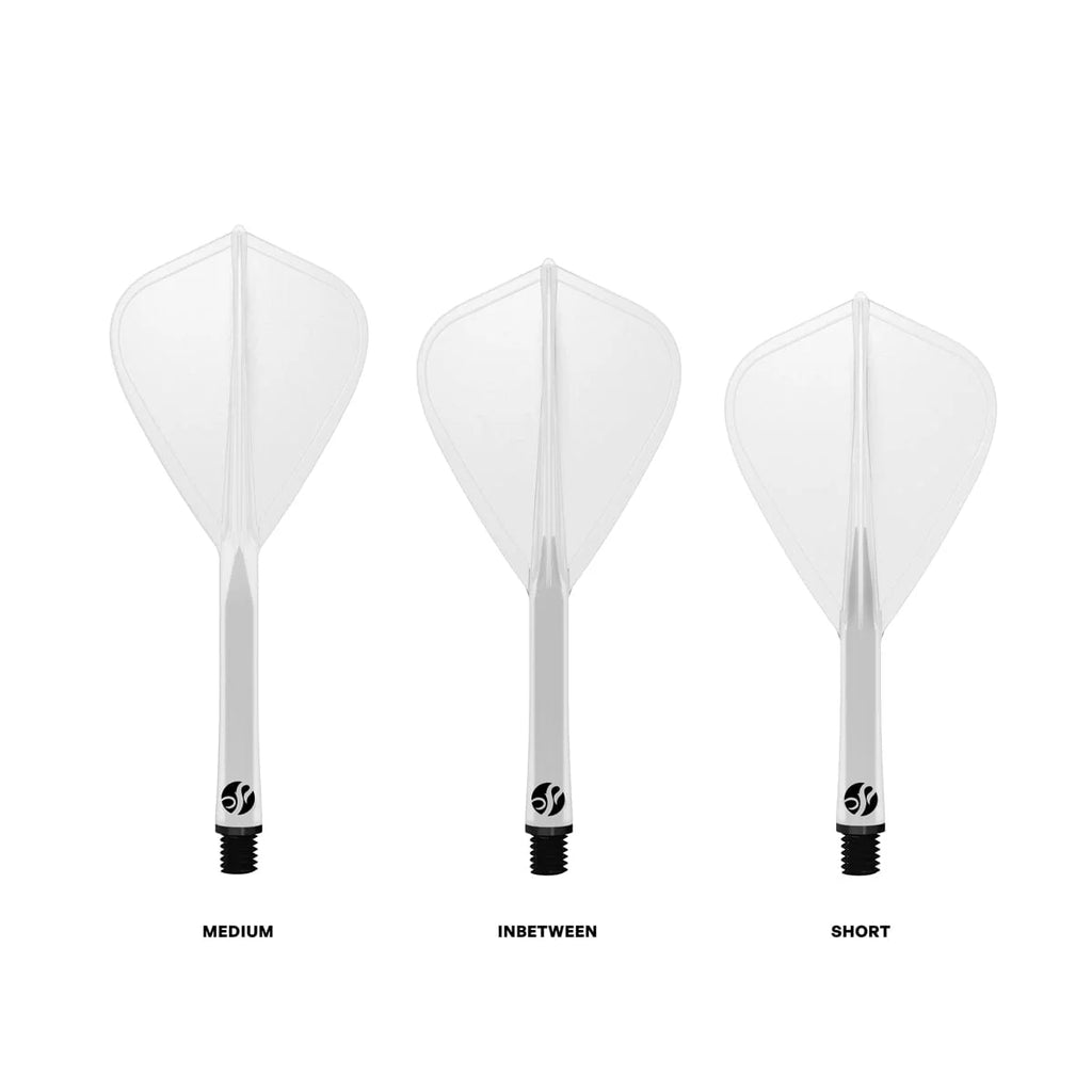 SHOT - FLIGHT DECK KITE - ONE PIECE Dart and Flight System - CLEAR