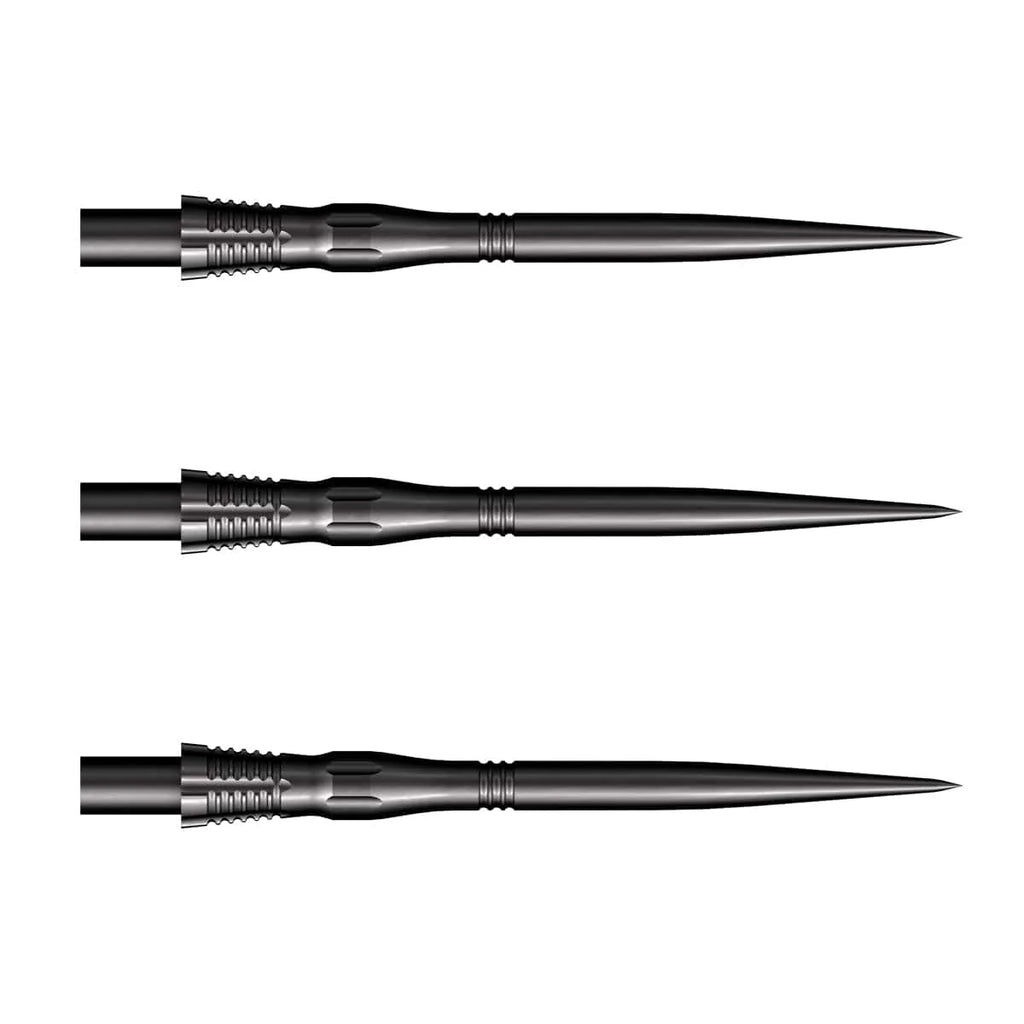 SHOT - Anti-deflection SCALLOP Steel Tip Dart Points - 35mm Total Length