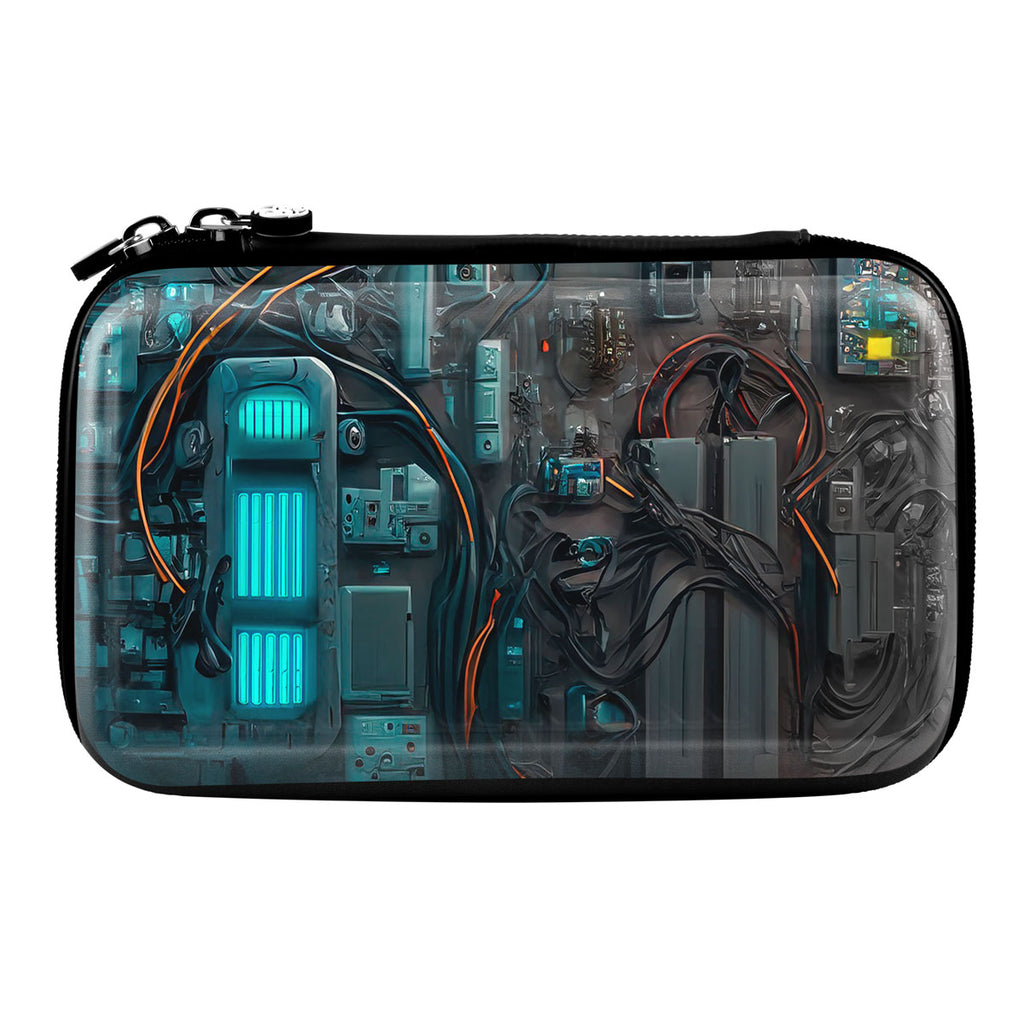 SHOT - TACTICAL DARTS CASE - TWO SET DART WALLET - AI CYBERPUNK