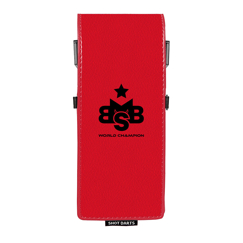 SHOT - Michael Smith World Champion Drop In Darts Case - RED